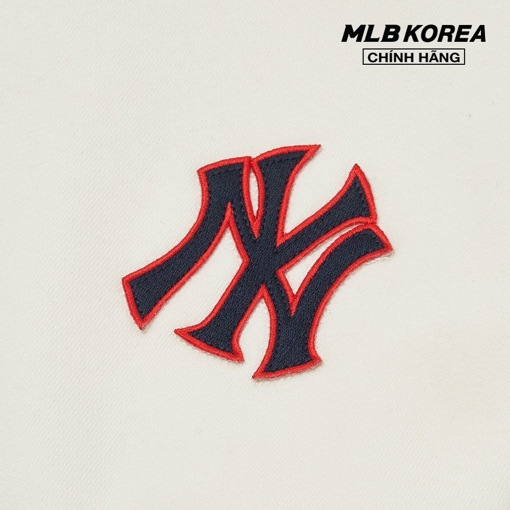 MLB - Áo sweatshirt phom suông Basic Big Logo Brushed Overfit 3AMTB0626-50IVS