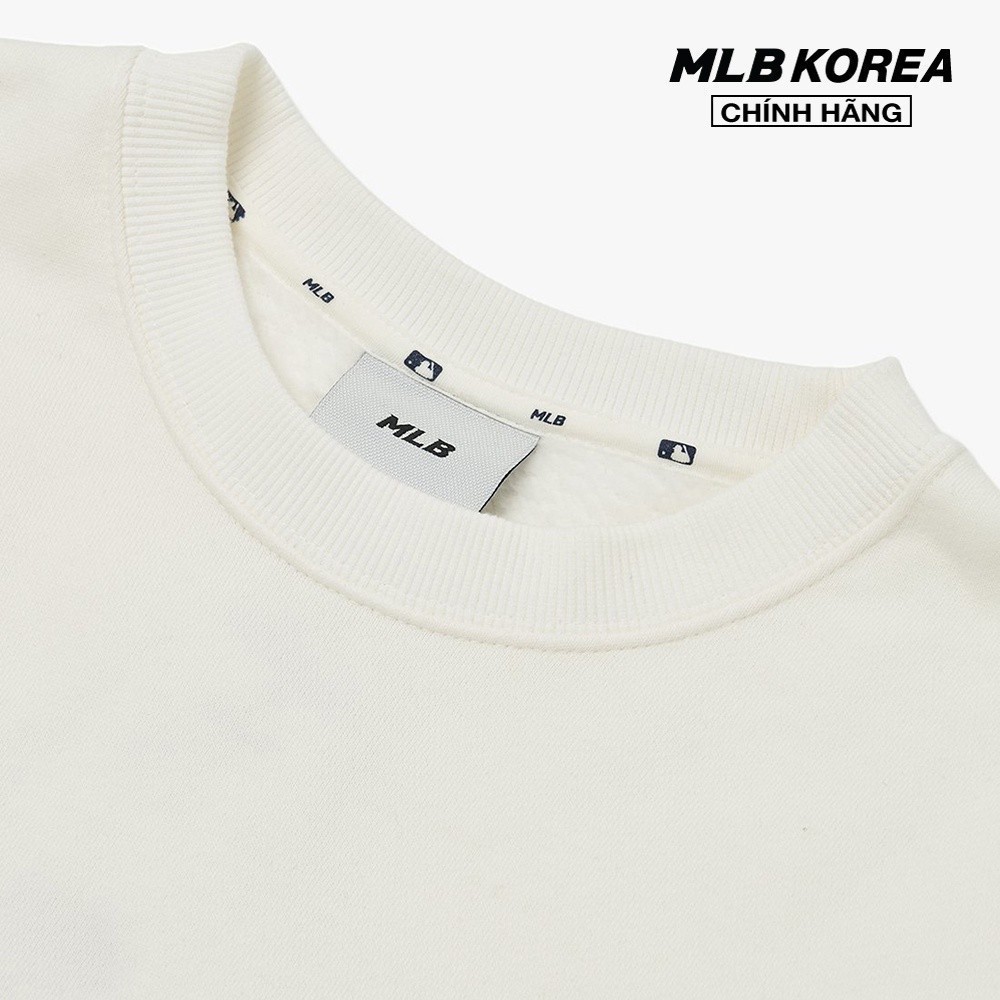 MLB - Áo sweatshirt phom suông Basic Big Logo Brushed Overfit 3AMTB0626-50IVS