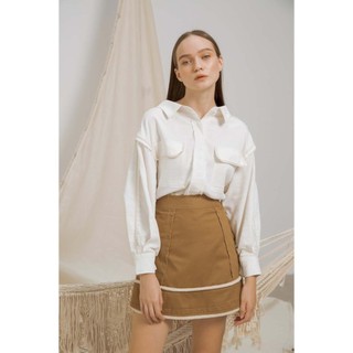 Cocosin - sơ mi linen viền dây thừng