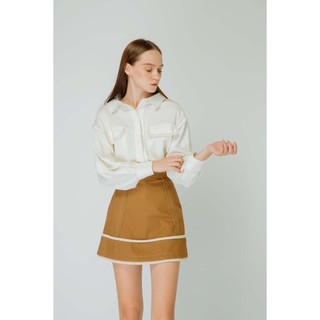 COCOSIN - Sơ Mi Linen Viền Dây Thừng