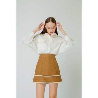 COCOSIN - Sơ Mi Linen Viền Dây Thừng