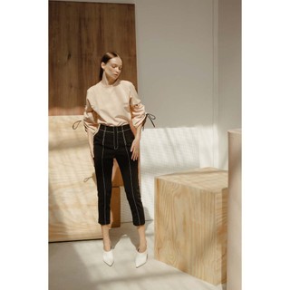 COCOSIN - Quần Đen Phối Chỉ