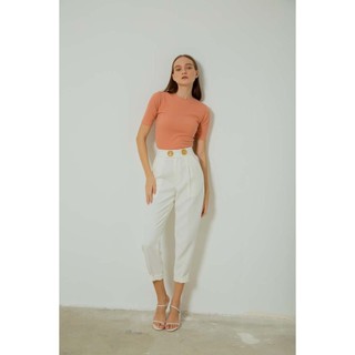 COCOSIN - Quần Côn Trắng Lật Lai Basic