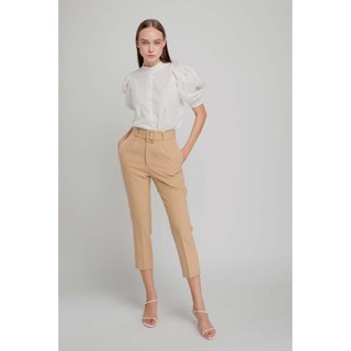 COCOSIN - Quần Côn Basic Belt Buckle Nâu