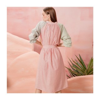 COCOSIN - Đầm Suông Colorblock