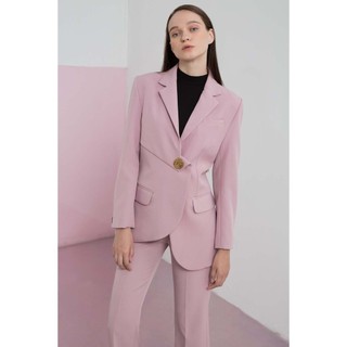 COCOSIN - Áo Vest Hồng Đính Nút