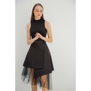 COCOSIN - Áo SN Cổ Lọ Đen Basic