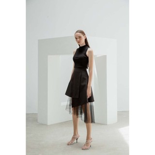 COCOSIN - Áo SN Cổ Lọ Đen Basic