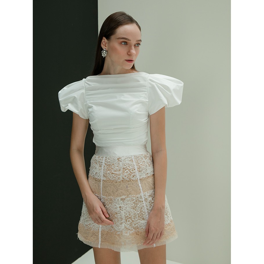 COCOSIN - Áo Kate Xếp Ly