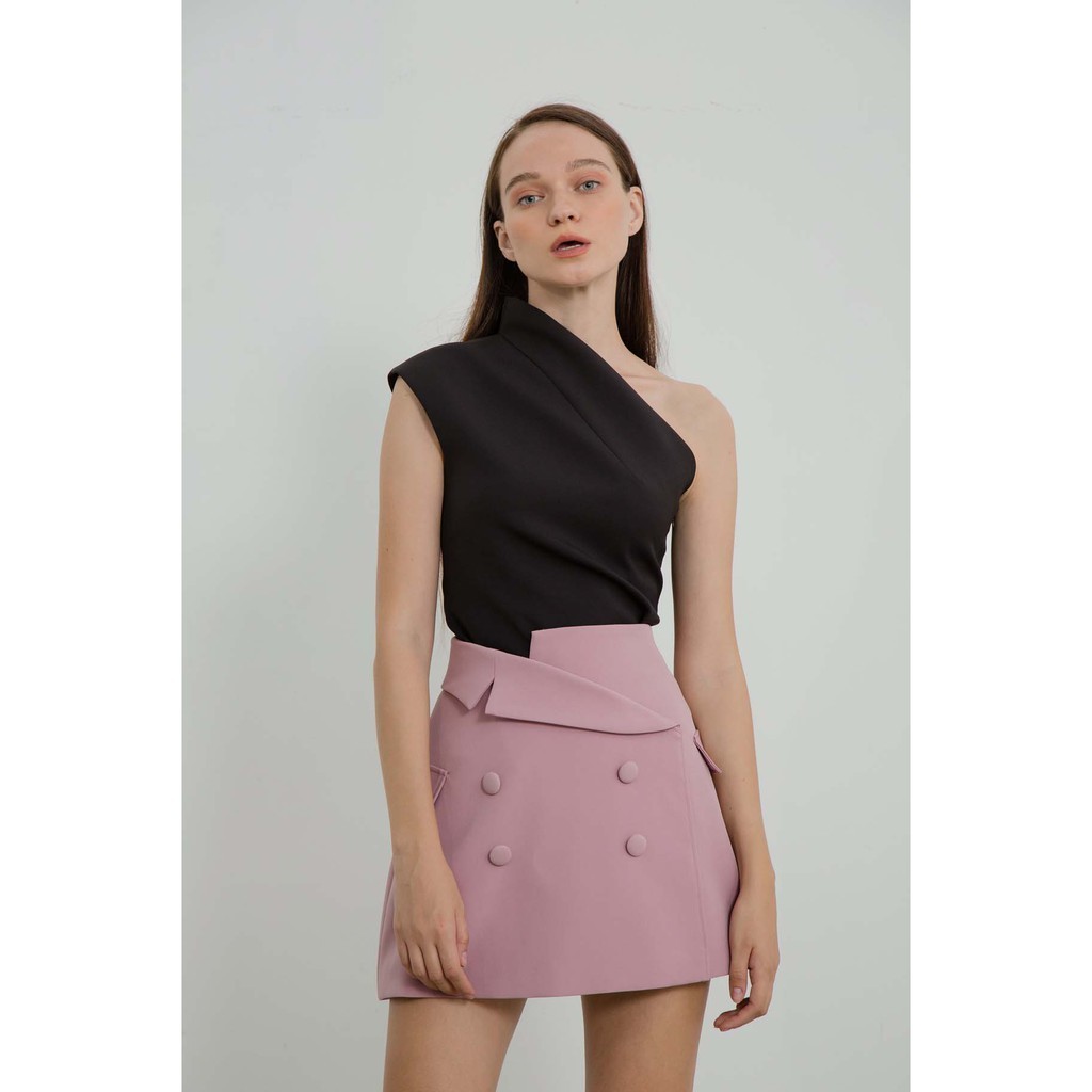 COCO SIN - Váy Mini Hồng Đậm