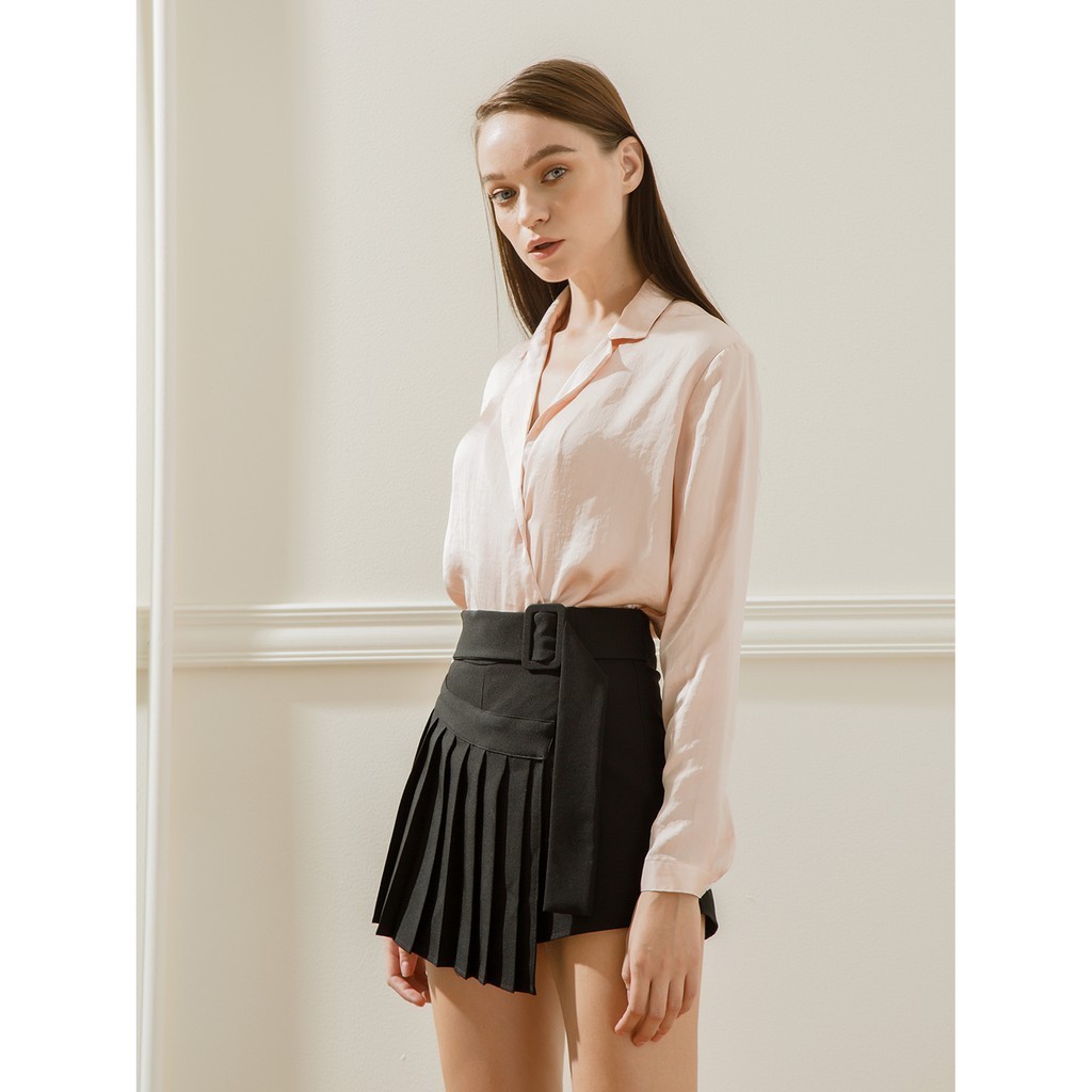 COCO SIN - Skort Mini Phối Dập Ly