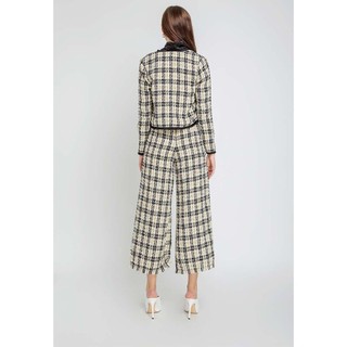 COCO SIN - Quần Tweed B&W Sọc Vàng