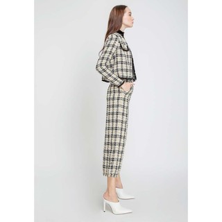 COCO SIN - Quần Tweed B&W Sọc Vàng