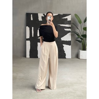 COCO SIN - Quần Nude Ống Rộng