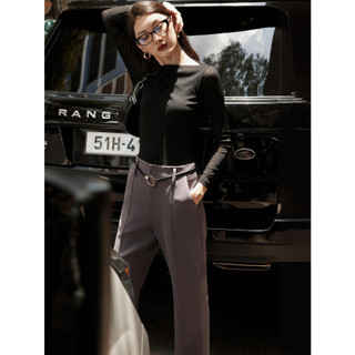 COCO SIN - Quần Kaki Xám Loe