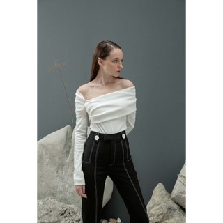 COCO SIN - Quần Đen Đính Nút