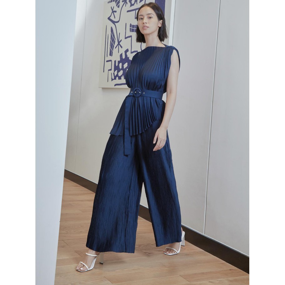COCO SIN - Quần Dập Ly Xanh Đen