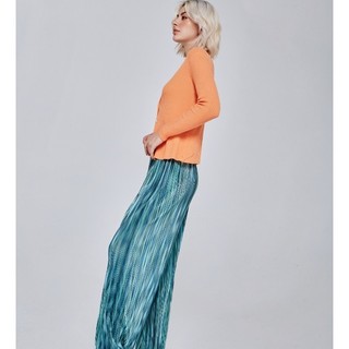 COCO SIN - Quần Dập Ly Pattern Xanh