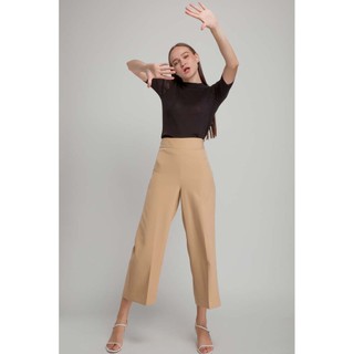 COCO SIN - Quần Cullote Basic Nâu