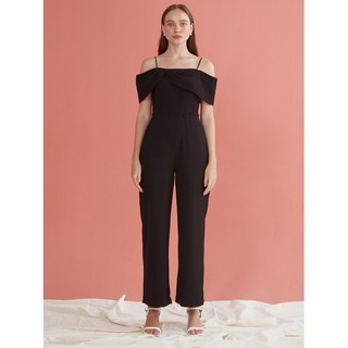 Coco sin - jumpsuit đen xếp nơ