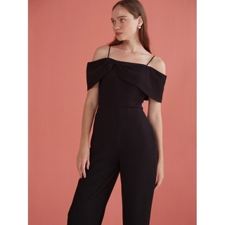 COCO SIN - Jumpsuit Đen Xếp Nơ