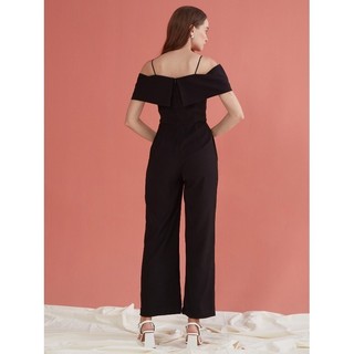 COCO SIN - Jumpsuit Đen Xếp Nơ