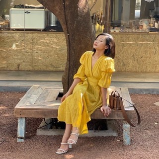 COCO SIN - Đầm Maxi Vàng