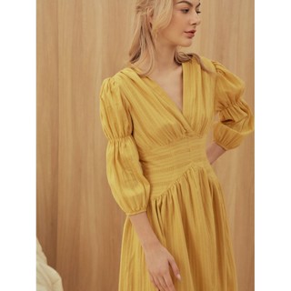 COCO SIN - Đầm Maxi Vàng