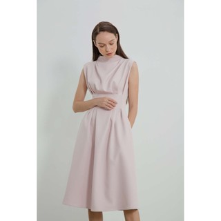 COCO SIN - Đầm Hồng Pastel Xếp Ly