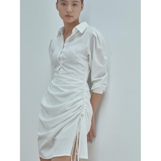 Coco sin - đầm cotton linen rút nhún
