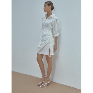 COCO SIN - Đầm Cotton Linen Rút Nhún