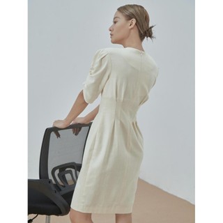 COCO SIN - Đầm Cotton Linen Nút Gỗ