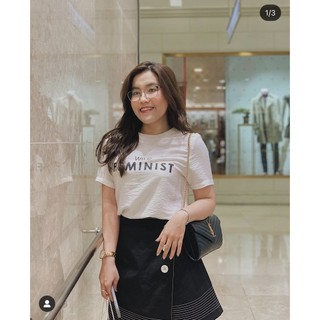 COCO SIN - COMBO Áo Lụa Trắng The Revolution & Wild Feminist
