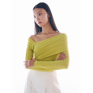 Coco sin - bodysuit xanh trẹt vai