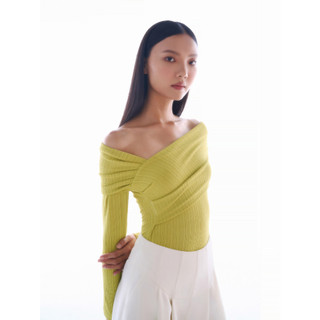COCO SIN - Bodysuit Xanh Trẹt Vai