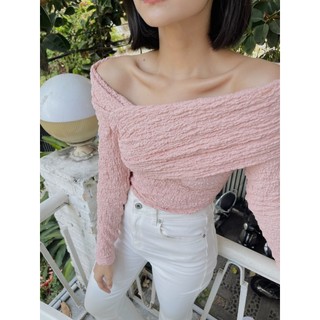 COCO SIN - Bodysuit Hồng Thun Nhún