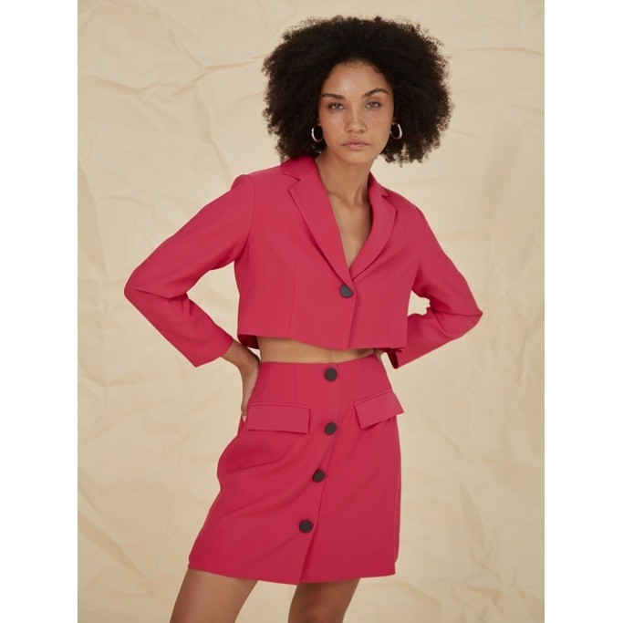 COCO SIN - Blazer Croptop Hồng