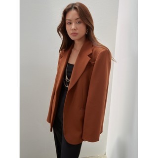 COCO SIN - Blazer Oversize Nâu Đất