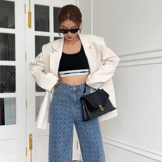 COCO SIN - Blazer Kem Nút Đen