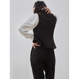 COCO SIN - Áo Vest Sát Nách Đen