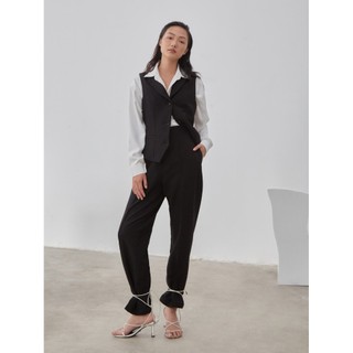 COCO SIN - Áo Vest Sát Nách Đen