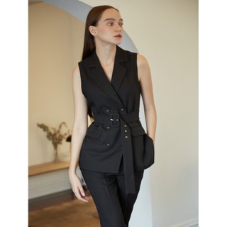 COCO SIN - Áo Vest Đen Sát Nách