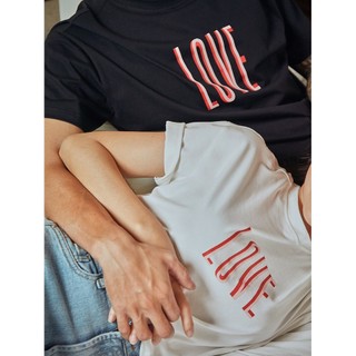COCO SIN - Áo Thun Trắng Love