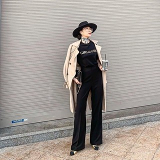 COCO SIN - Áo Thun Girlboss Basic Phom Suôn Tay Ngắn