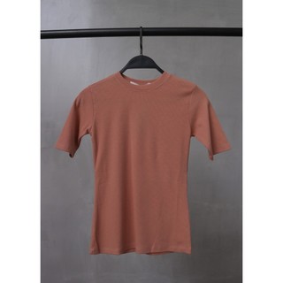 COCO SIN - Áo Thun Hồng Tay Lỡ Basic