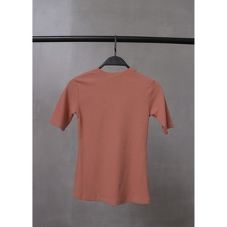 COCO SIN - Áo Thun Hồng Tay Lỡ Basic
