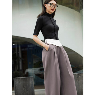 COCO SIN - Áo Thun Đen Kiểu Tay Lỡ