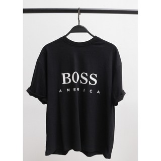 COCO SIN - Áo Thun Đen Boss America