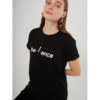 COCO SIN - Áo Thun Đen Balance