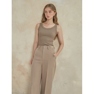 COCO SIN - Áo Tanktop Thun Nâu